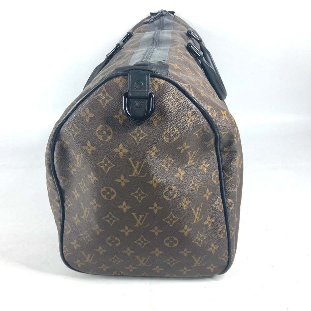 LOUIS VUITTON Black Monogram Canvas Boston Bag - Picture 3 of 16
